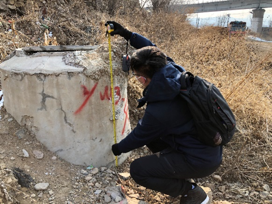 我公司赴河北省滦平县勘查牤牛河、伊逊河现场